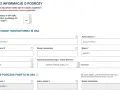 Formularz podróżny do USA. Wpisz dane kontaktowe, adres pobytu i informacje o podróży, aby uzyskać paszport USA.