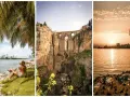 Trzy inspiracje: plaża z palmami, most nad wąwozem i zachód słońca nad jeziorem. Gdzie pojechać na wakacje?