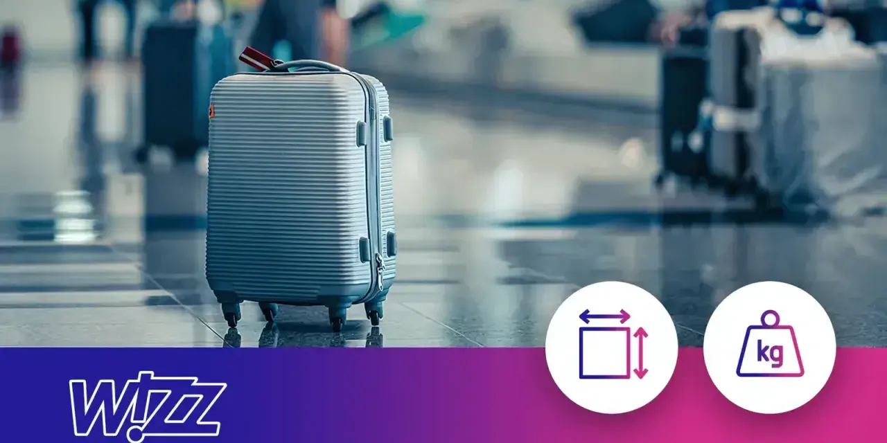 Walizka na lotnisku. Sprawdź wizzair wymiary bagażu rejestrowanego i wagę, by podróżować bez stresu.