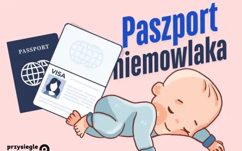 Paszport dla dziecka i niemowlaka, gotowy na podróż.