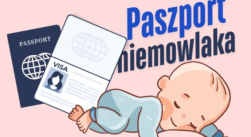 Paszport dla dziecka i niemowlaka, gotowy na podróż.